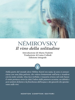 cover image of Il vino della solitudine